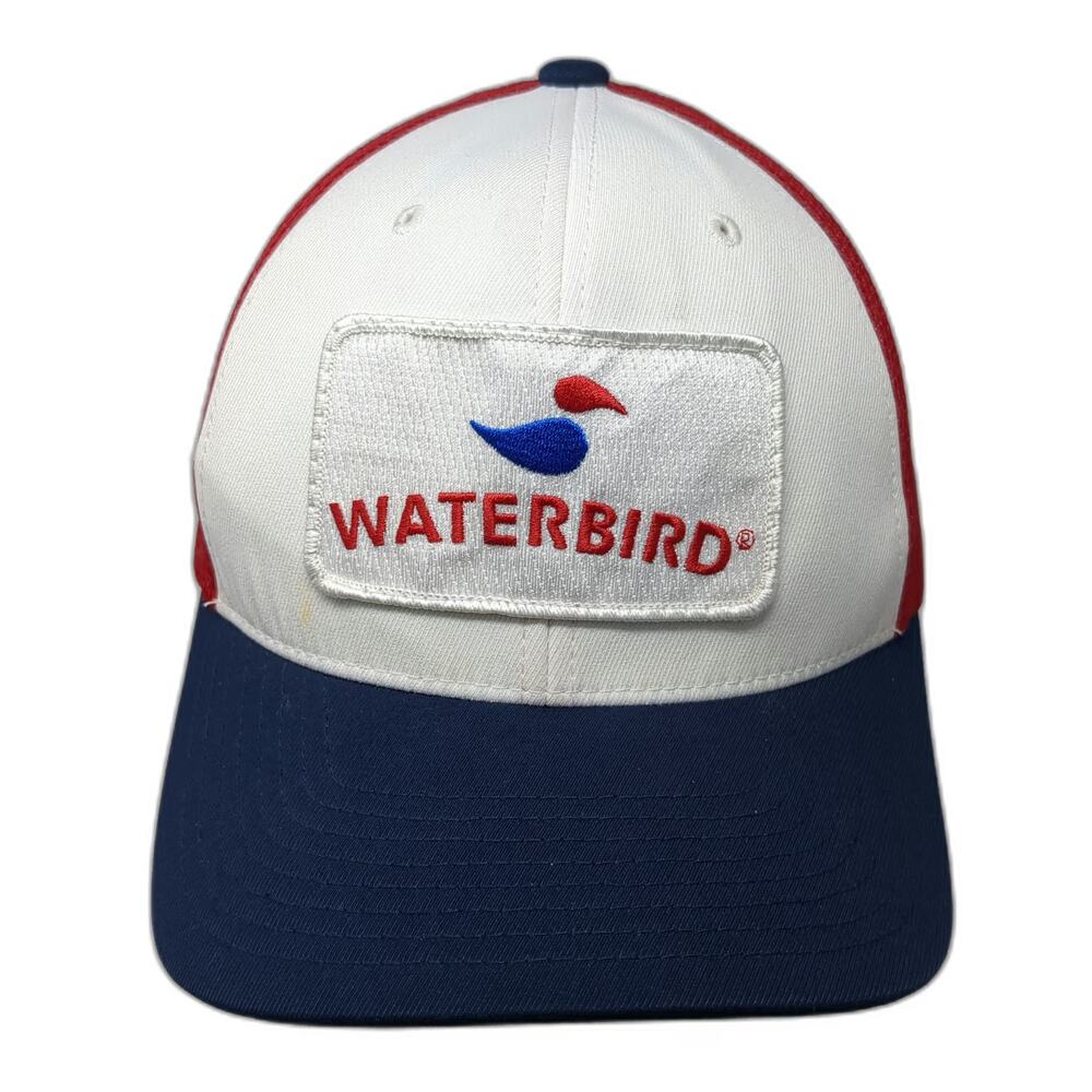 Cap America Waterbird Spirits Baseball Cap White Blue Red OS Snapback Patch